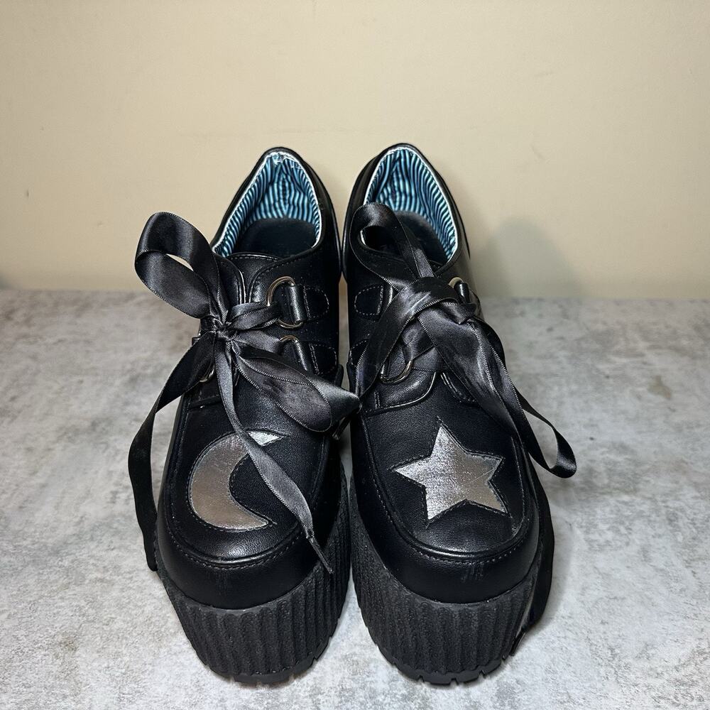 Dolls Kill x The Grave Girls Fairy Magic Platform Creepers Celestial Moon Stars
